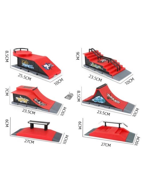 Ujj gördeszkapark rámpa - Mini Skatepark Ujjgördeszkához