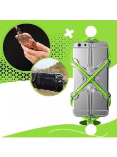   Rugalmas Elasztikus Telefontartó Sportoláshoz - Fekete Színű Kiegészítő