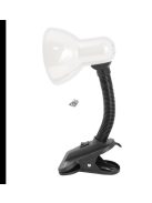 Zöld Esperanza csiptetős asztali lámpa olvasáshoz és munkához