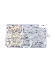   120 db-os aranyozott anya/apa csatlakozó készlet elektronikai szereléshez