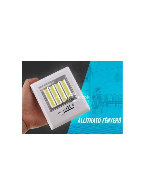 SWITCH LIGHT - 4 COB LED-es energiatakarékos világítótest beltéri és kültéri használatra