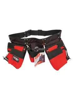   Extol 7+5 zsebes állítható méretű szerszámtartó öv, kényelmes és praktikus munkavégzéshez