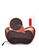 Masszázspárna hát- és derékmasszírozásra, ergonomikus kialakítással, relaxációs célokra