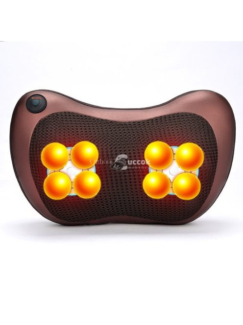 Masszázspárna hát- és derékmasszírozásra, ergonomikus kialakítással, relaxációs célokra