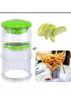   Zöldség- és gyümölcshasáb készítő szeletelő eszköz konyhai használatra