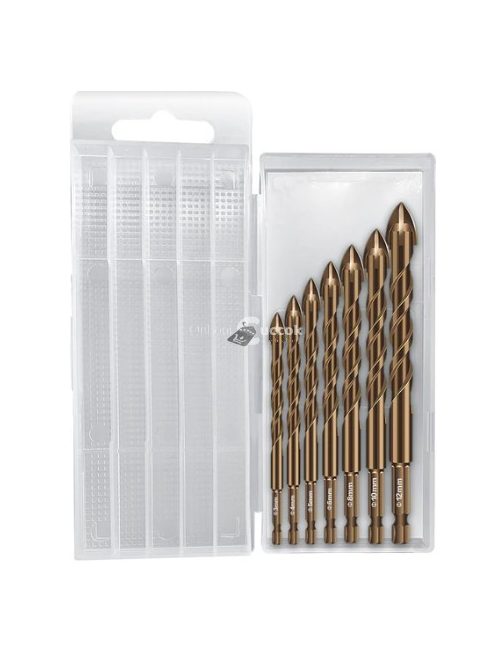 Fúrófej készlet - barna, többfunkciós fúrási feladatokhoz