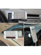 Univerzális mágneses autós telefontartó minden típusú okostelefonhoz stabil rögzítéssel