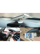 Univerzális mágneses autós telefontartó minden típusú okostelefonhoz stabil rögzítéssel