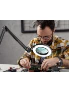 Nagyítós asztali LED lámpa precíziós munkához