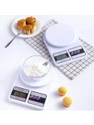 Digitális konyhai mérleg precíziós súlyméréssel sütéshez és főzéshez
