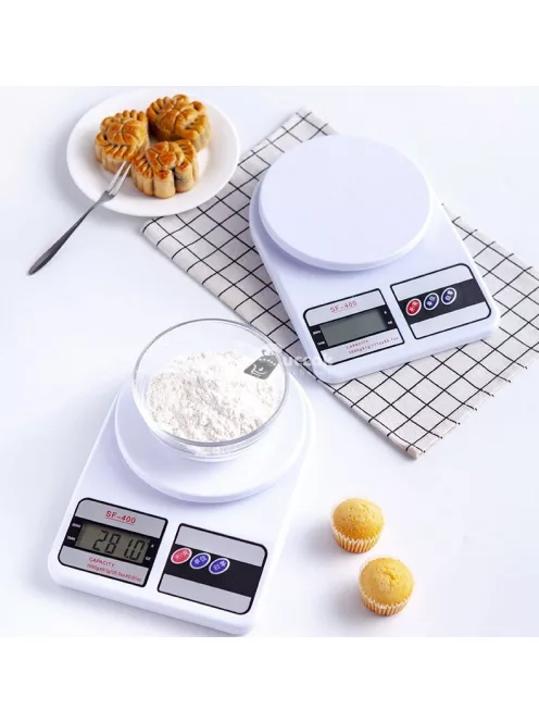 Digitális konyhai mérleg precíziós súlyméréssel sütéshez és főzéshez