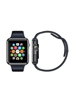   AlphaOne A1 Magyar nyelvű SIM kártyás férfi okosóra, fekete színű, sport és üzleti használatra