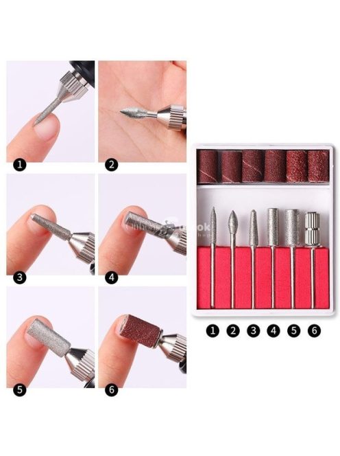 Elektromos Mini Körömcsiszoló Gép Otthoni Manikűrhöz és Pedikűrhöz