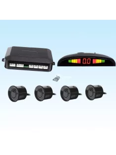   Tolatóradar rendszer LCD kijelzővel és 4 ultrahangos érzékelővel, parkolássegítő funkcióval