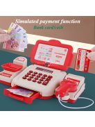 Interaktív Játék Pénztárgép Készlet Gyerekeknek - Játék Pénzzel és Hitelkártyával