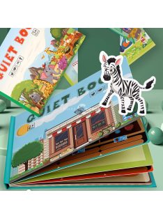   Matricás beillesztős foglalkoztató könyv puzzle játék gyerekeknek kreatív tanuláshoz