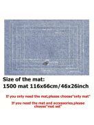 Akril szálból készült puzzle szőnyeg tároló táskával, praktikus kirakós rendszerező megoldás