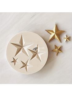   3D Csillag Alakú Szilikon Öntőforma Sütéshez és Kézműves Projektekhez