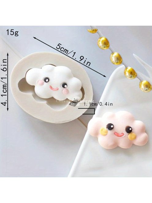 3D Csillag Alakú Szilikon Öntőforma Sütéshez és Kézműves Projektekhez