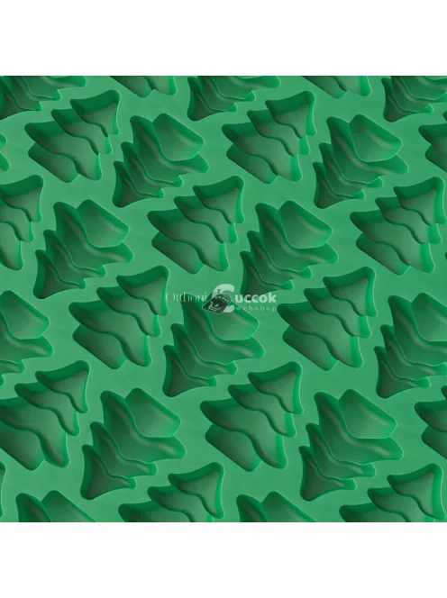 Mini karácsonyfa alakú szilikon csokoládé öntőforma sütéshez és dekoráláshoz