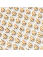 Mini karácsonyfa alakú szilikon csokoládé öntőforma sütéshez és dekoráláshoz