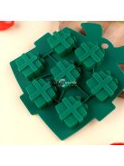 Karácsonyi témájú szilikon sütőforma - Kreatív ajándék alakú sütőformák süteményekhez és édességekhez