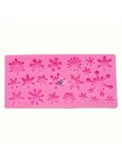 Karácsonyi hópehely szilikon öntőforma csokoládé és muffin készítéséhez