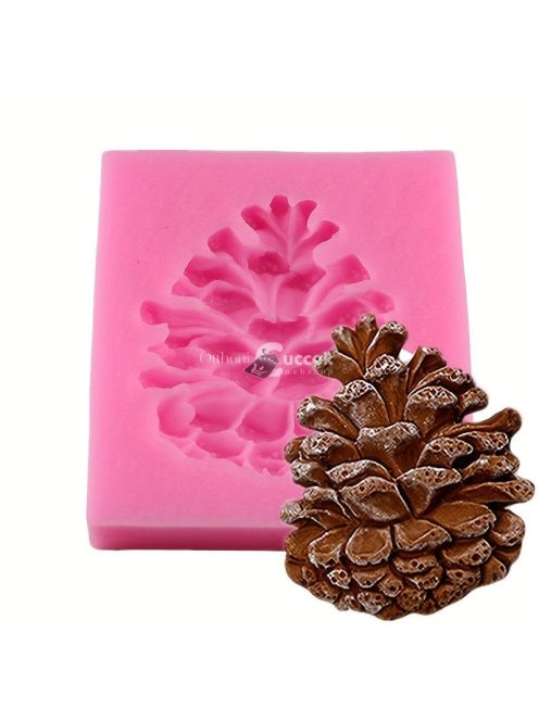 Szilikon Toboz Forma Csokoládéhoz, Fondant Tortához, Sütemény Dekorációhoz