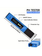 AquaPro digitális pH és TDS mérő akváriumokhoz - Pontos vízminőség ellenőrzésére