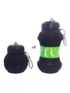 Összecsukható kosárlabda alakú Sports vizes palack sportoláshoz és utazáshoz