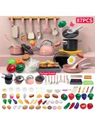 65db-os Gyermek Konyhai Játékkészlet Szerepjátékhoz