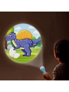 32 Mintás Zseblámpa Projektor rózsaszín - Gyerekeknek szánt kivetítő zseblámpa 1 darabos, 4 vetítőkártyával