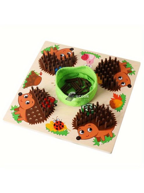 Fa süni tüske kirakó társasjáték gyerekeknek és családoknak