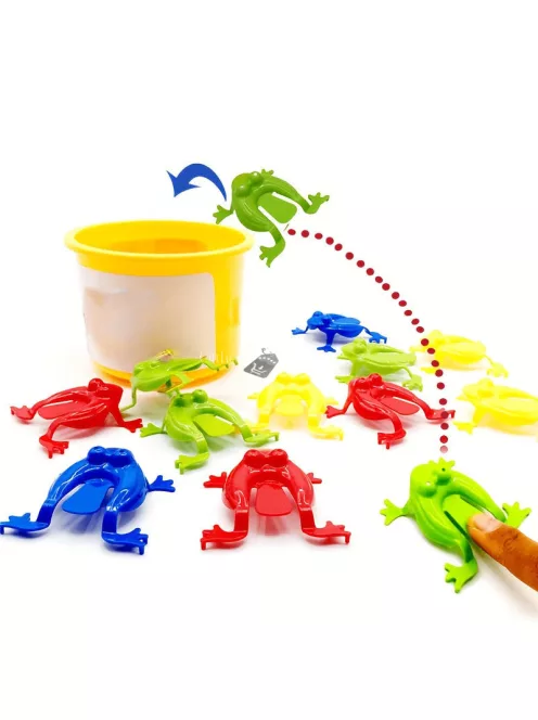 24db-os Szórakoztató Ugráló Békajáték Gyermekeknek és Családi Játékhoz