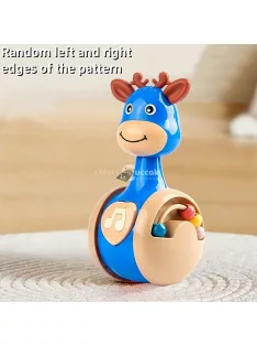   Interaktív Szarvas Tumbler Játék Babáknak, Kék Színű Fejlesztő Játék