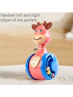   Interaktív Szarvas Tumbler Játék Babáknak, Kék Színű Fejlesztő Játék