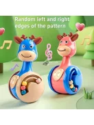 Interaktív Szarvas Tumbler Játék Babáknak, Kék Színű Fejlesztő Játék