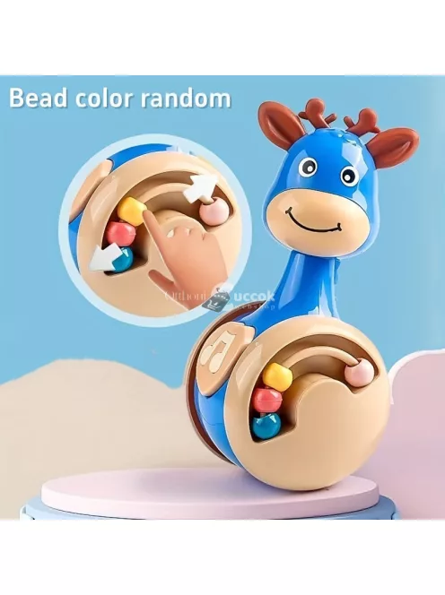 Interaktív Szarvas Tumbler Játék Babáknak, Kék Színű Fejlesztő Játék