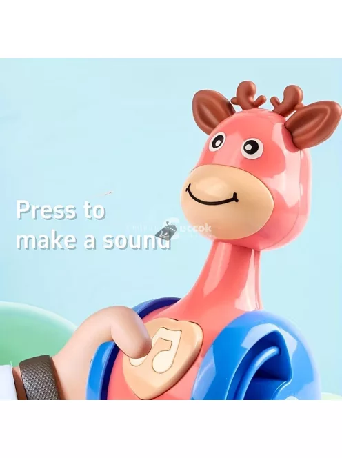 Interaktív Szarvas Tumbler Játék Babáknak, Kék Színű Fejlesztő Játék