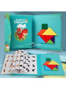   Színes Mágneses Tangram Készlet Gyerekeknek - Kreatív Fejlesztő Játék