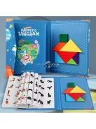 Színes Mágneses Tangram Készlet Gyerekeknek - Kreatív Fejlesztő Játék