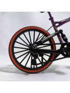 Acélból készült mini hegyi kerékpár modell gyűjthető dísztárgyként