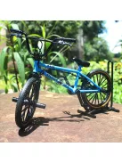 1:8 arányú ötvözetből készült BMX bicikli - Menő fekete kaszkadőr kerékpár modell extrém sportokhoz