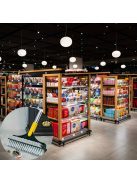 Multifunkciós tisztító és súrolókefe Fehér, univerzális háztartási használatra