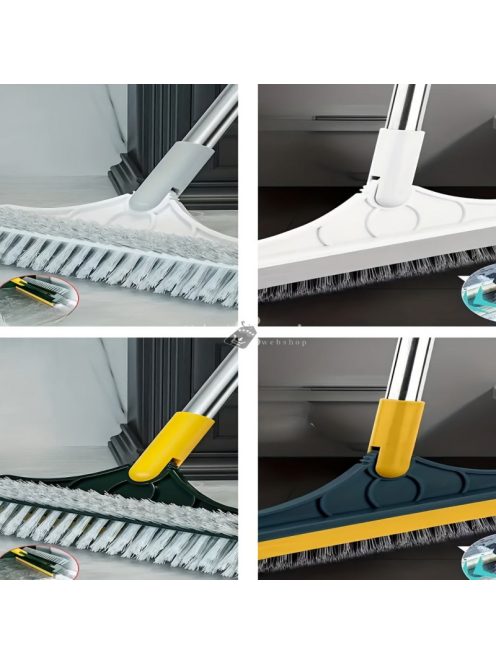 Multifunkciós tisztító és súrolókefe Fehér, univerzális háztartási használatra