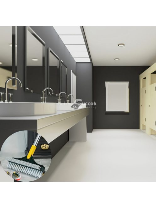 Multifunkciós tisztító és súrolókefe Fehér, univerzális háztartási használatra