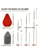 2 az 1-ben Fürdőszobai Takarító Eszköz, Fehér - Hatékony tisztításhoz és karbantartáshoz