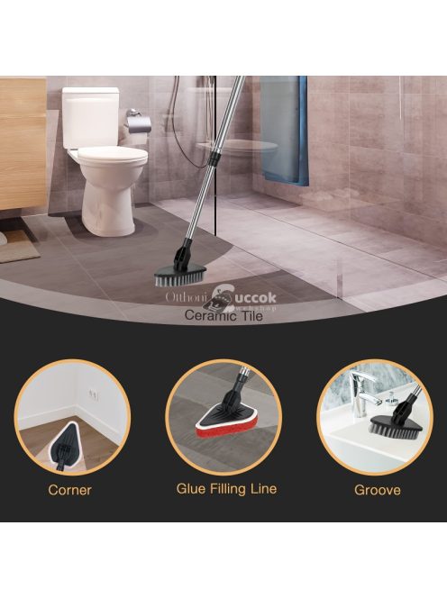 2 az 1-ben Fürdőszobai Takarító Eszköz, Fehér - Hatékony tisztításhoz és karbantartáshoz