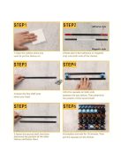 Felragasztható kávékapszula tartó szett Fekete - Praktikus tároló megoldás kávékapszulákhoz