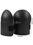 2 db Puha Hab Térdvédő Fekete – Kényelmes és Tartós Védelem Kerti Munkához és Háztartási Feladatokhoz